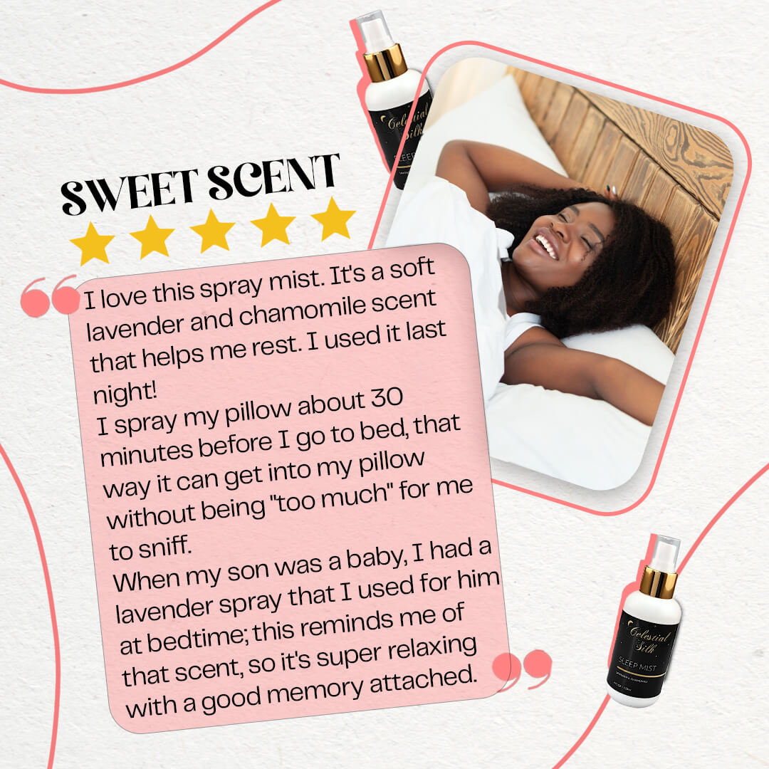 Sleep Mist - Organic Lavender and Chamomile Essential Oil Aromatherapy Blend