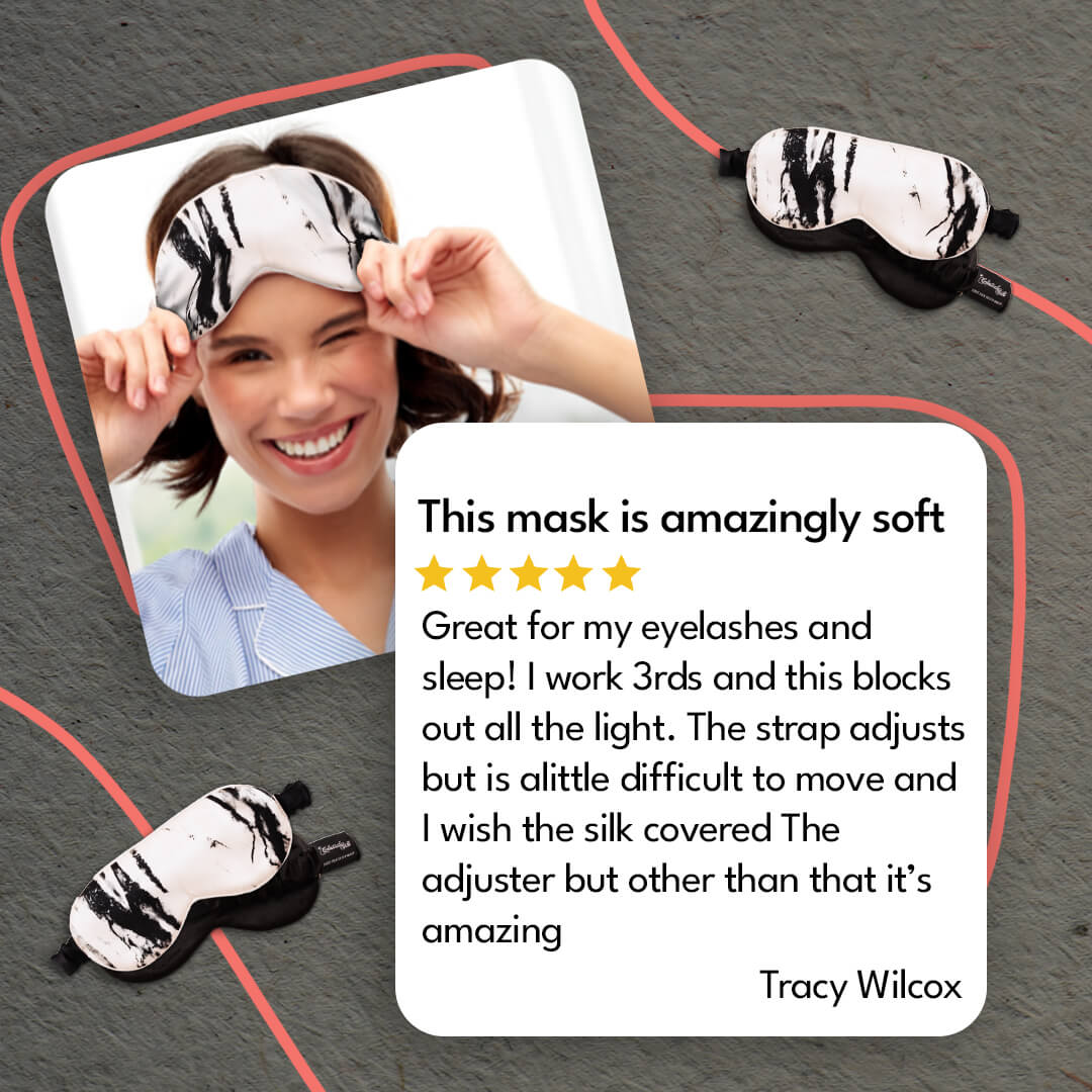 mulberry silk eye mask with silk filling white marble silk sleep eye mask white marble silk eye mask for sleeping