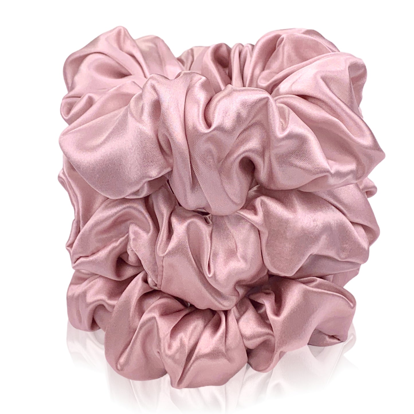 Large Soft Pink Scrunchies - Outlet