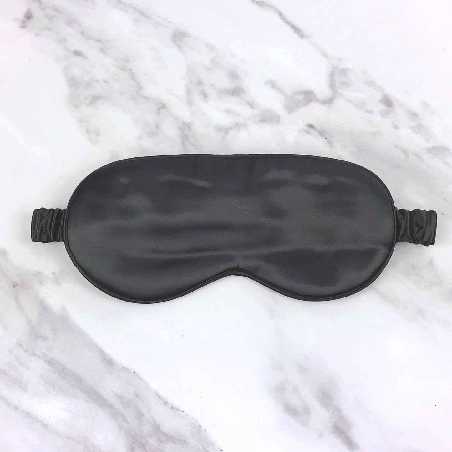 100% 25 Momme Mulberry Silk Eye Mask  - Black