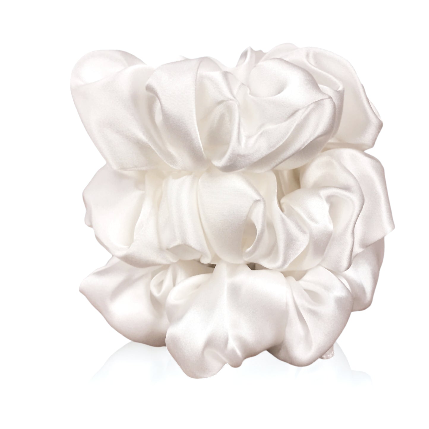 Large Undyed Ivory Scrunchies - Outlet