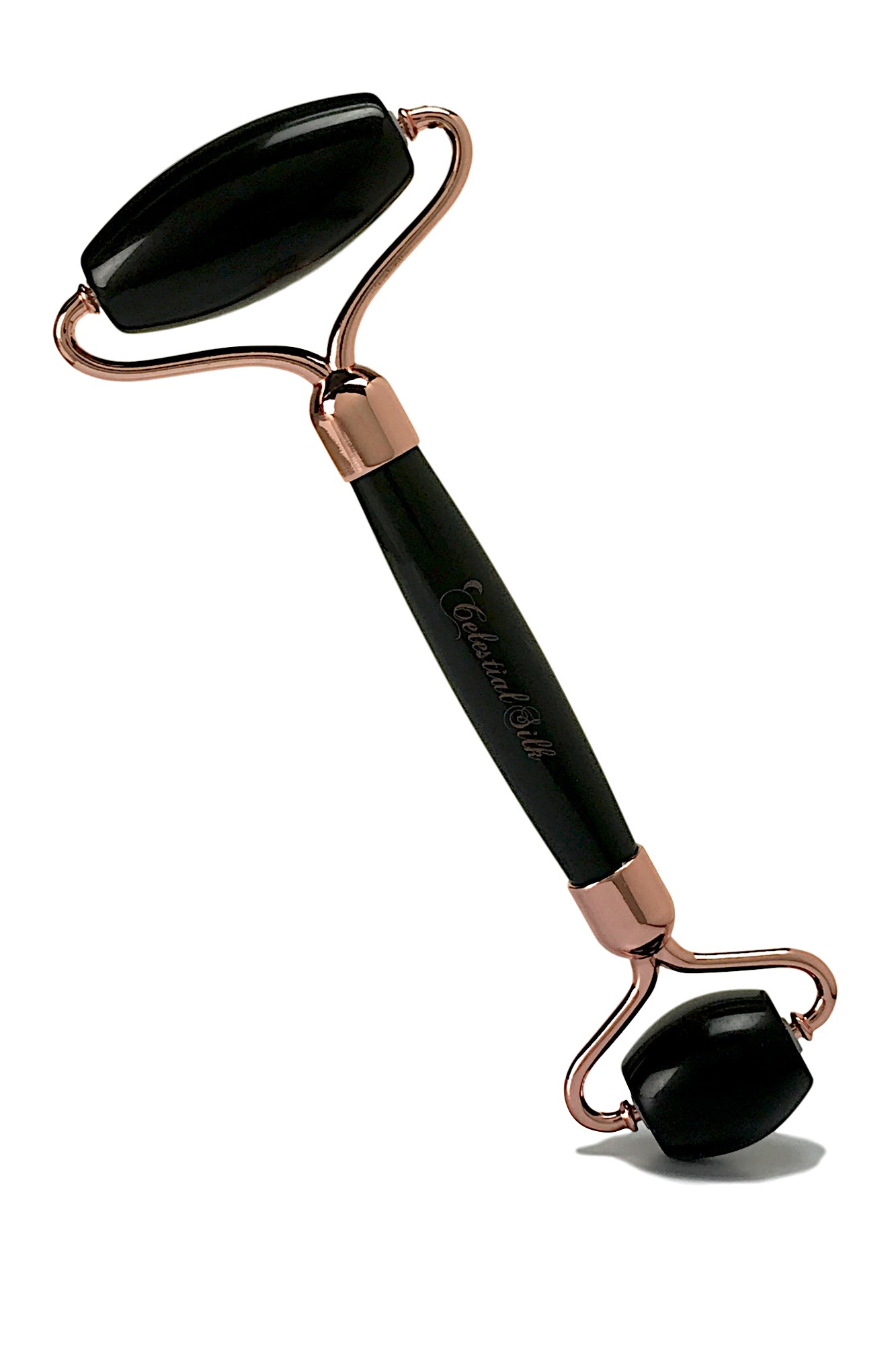 celestial silk obsidian facial roller black obsidian face roller for women volcanic glass jade roller beauty gemstone face roller jade roller for face facial roller massager crystal facial roller crystal face roller depuffing gemstone obsidian face roller obsidian