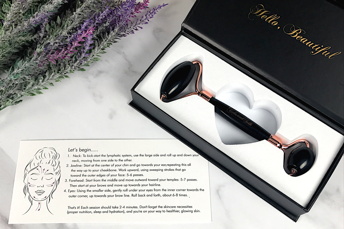 celestial silk obsidian facial roller black obsidian face roller for women volcanic glass jade roller beauty gemstone face roller jade roller for face facial roller massager crystal facial roller crystal face roller depuffing gemstone obsidian face roller obsidian