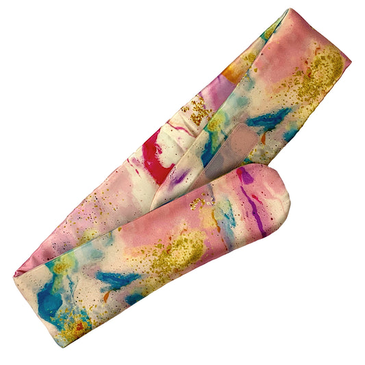 Mulberry Silk Spa Headband - Abstract