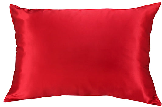 25 Momme Silk Pillowcase - Standard Bright Red Envelope Closure - Outlet