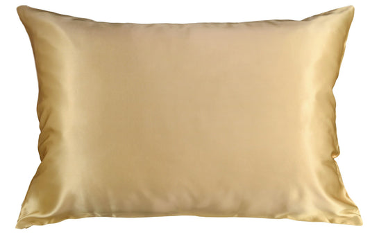 25 Momme Silk Pillowcase - Standard Gold Zipper Closure - Outlet