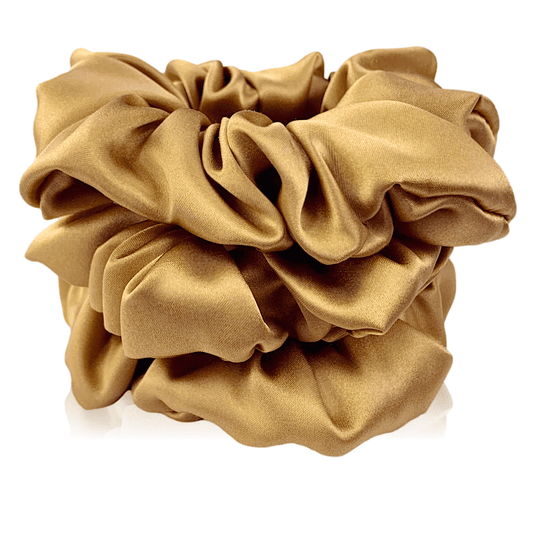 Large Gold Scrunchies - Outlet