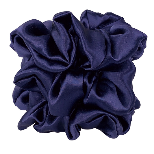 Large Navy Scrunchies - Outlet