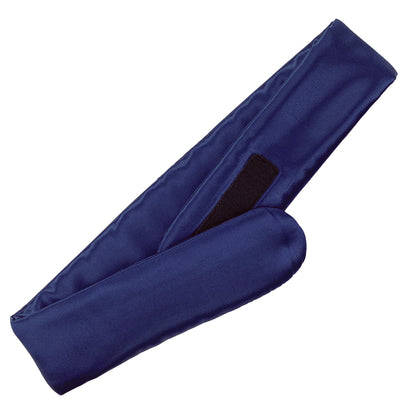 Mulberry Silk Spa Headband - Navy