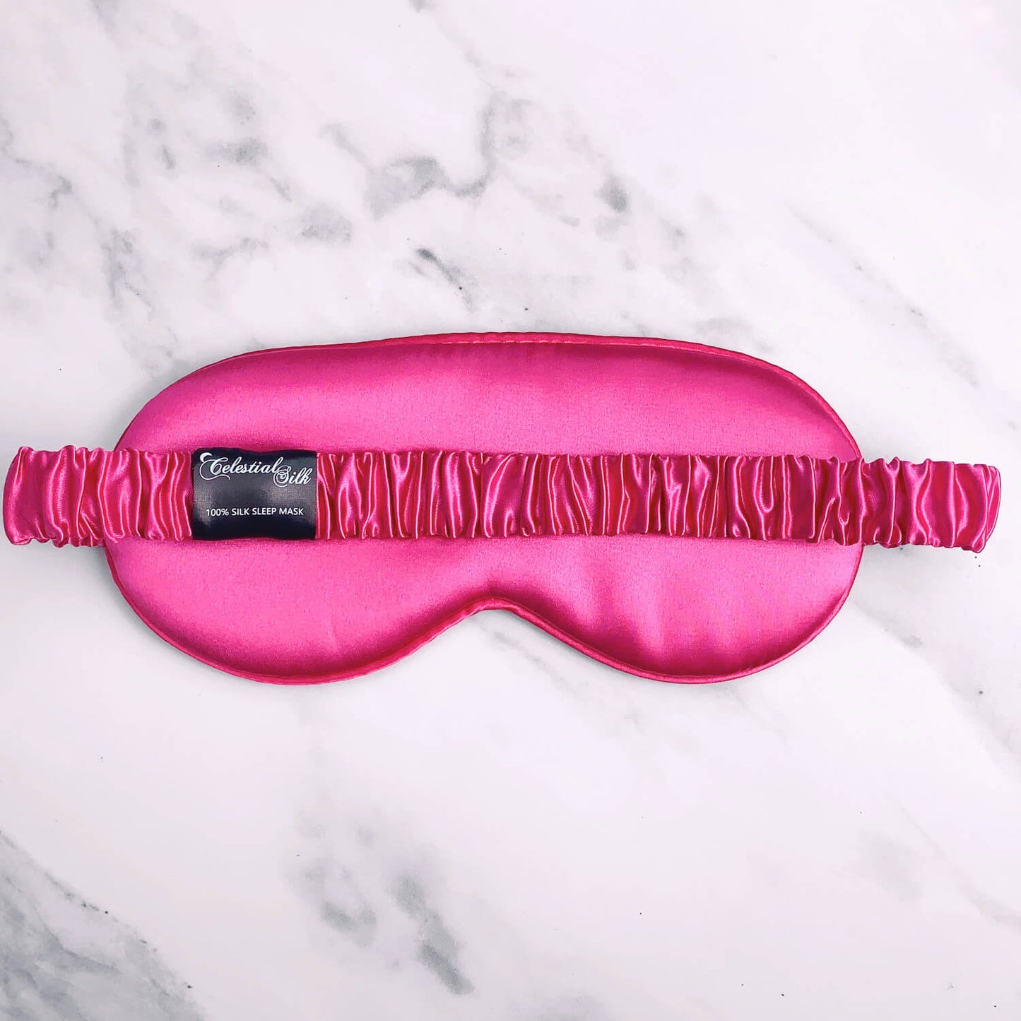Hot Pink Silk Pillowcase, Eye Mask & Scrunchies Gift Set