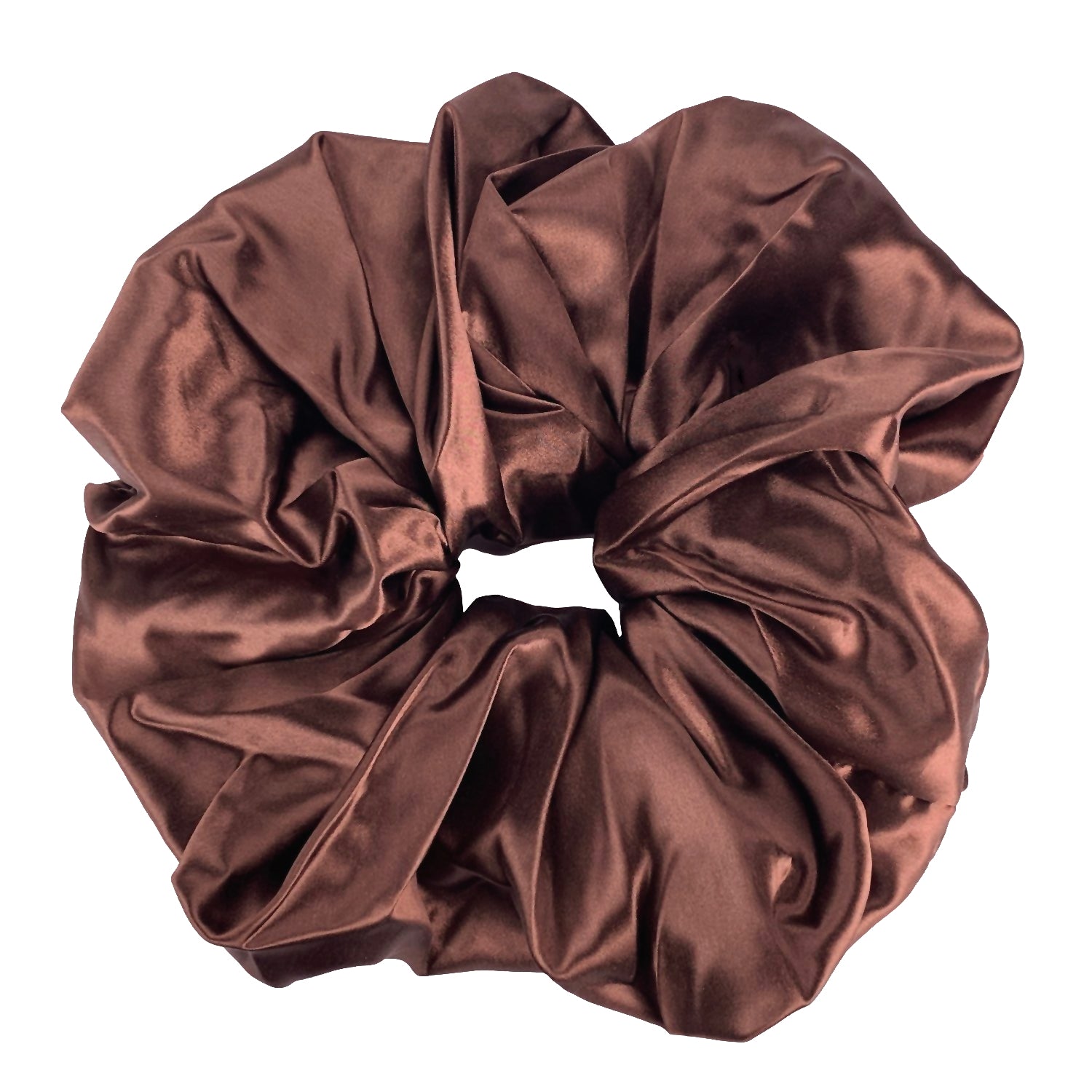 chocolate oversized silk scrunchie celestial silk