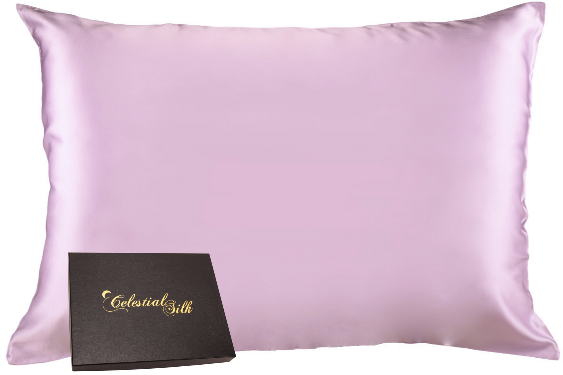 Celestial Silk lavender mulberry silk pillowcase