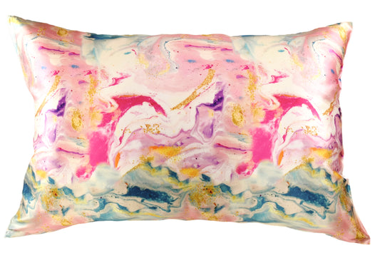 Silk Pillowcase - 25 Momme Pure Mulberry Silk - Abstract Dreamscape