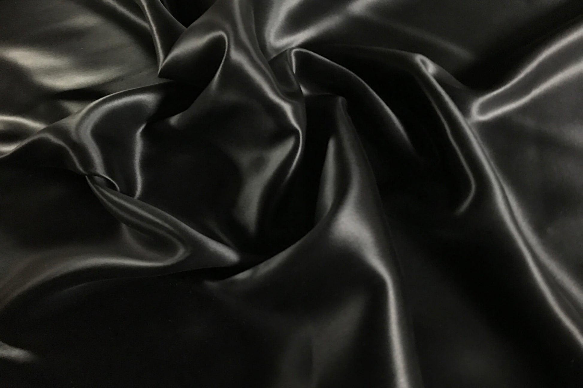 25 momme black silk swatch by Celestial Silk