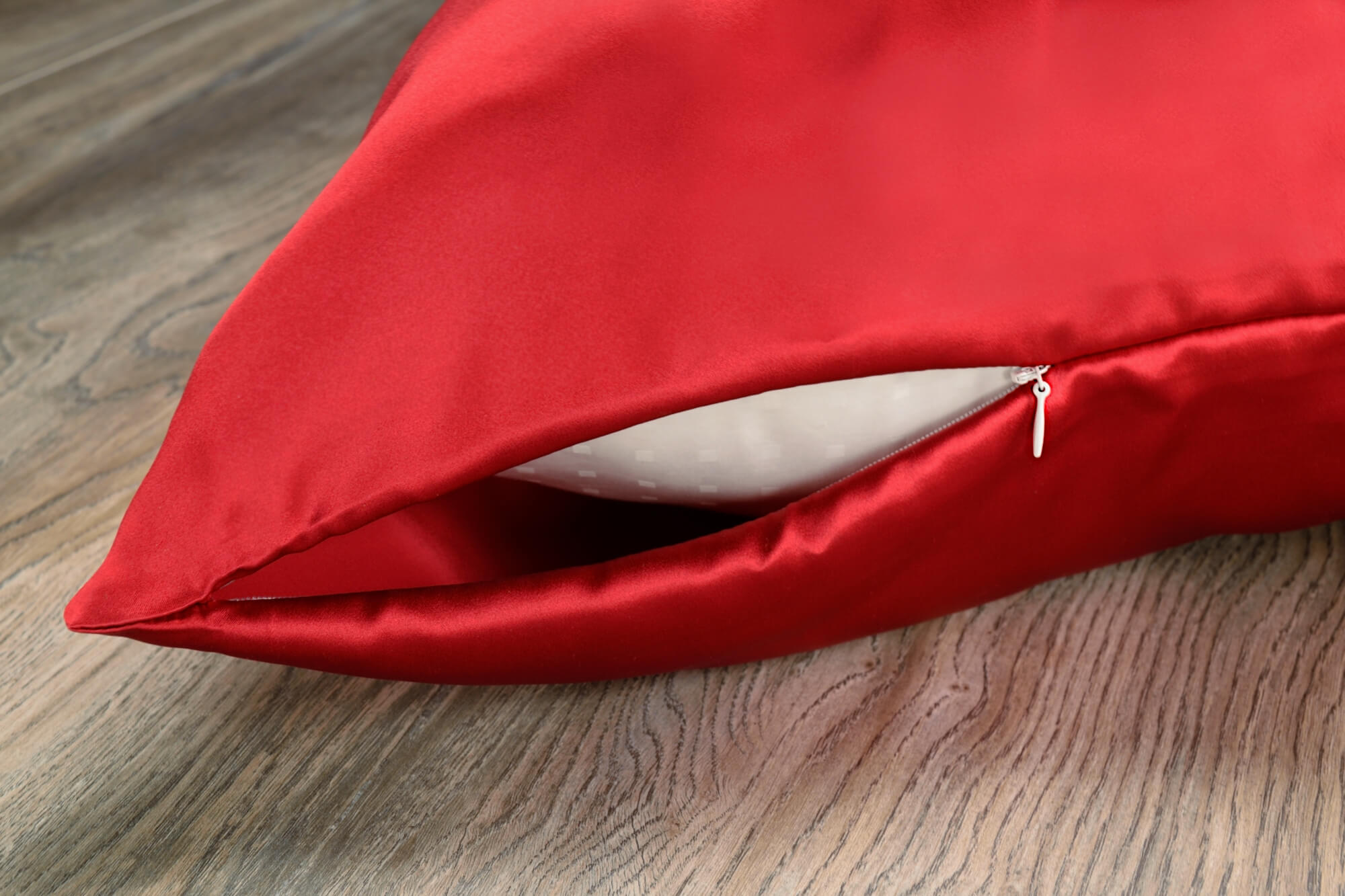 Satin pillowcase discount with hidden zipper