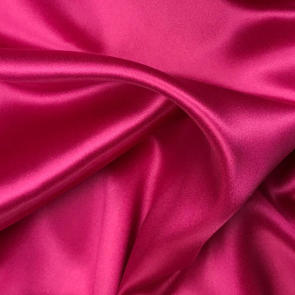 25 momme hot pink silk swatch by Celestial Silk