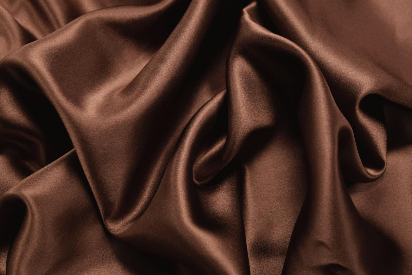 25 momme chocolate silk swatch by Celestial Silk