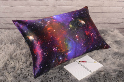 Galaxy 25 momme mulberry silk pillow slip pure silk pillowcase galaxy
