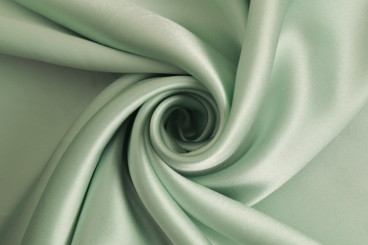 25 Momme Mulberry Silk Pillowcase Mint Green Celestial Silk