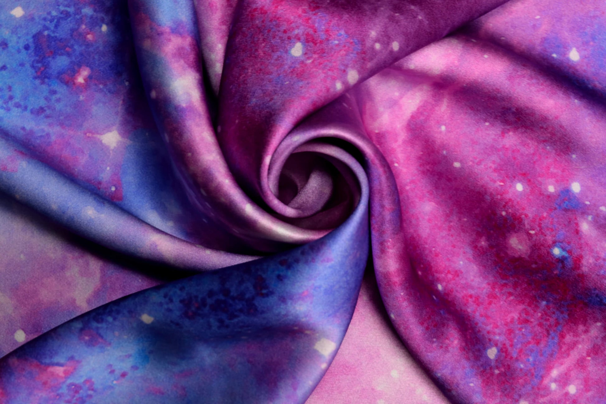 galaxy print - violet, blue, pink Fabric