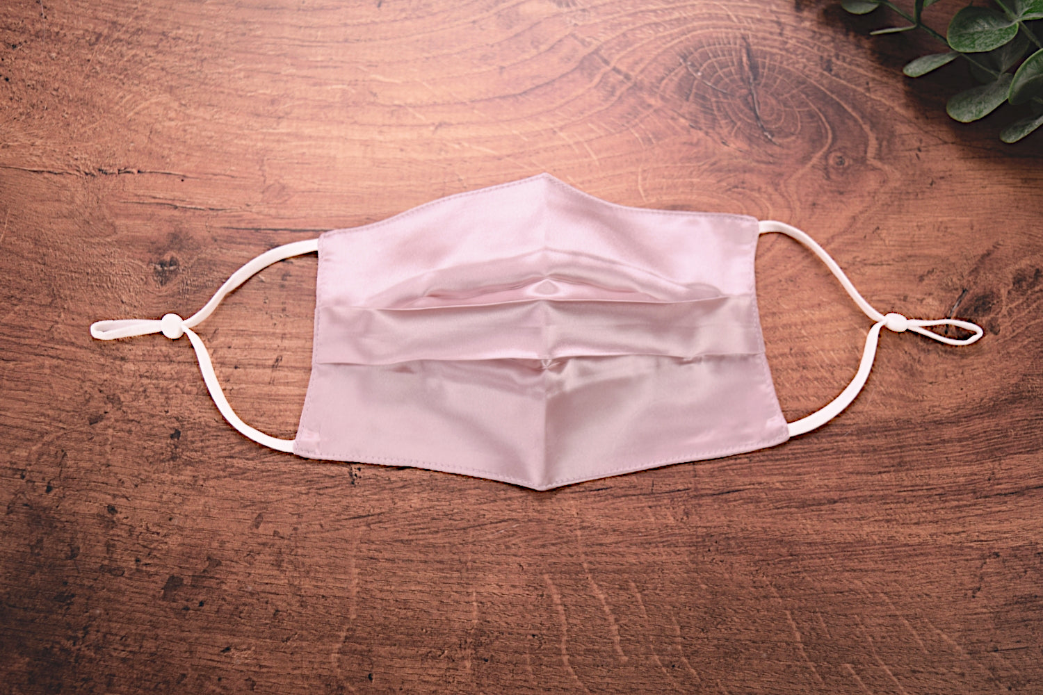 pink silk face mask pure silk face mask pink pleated